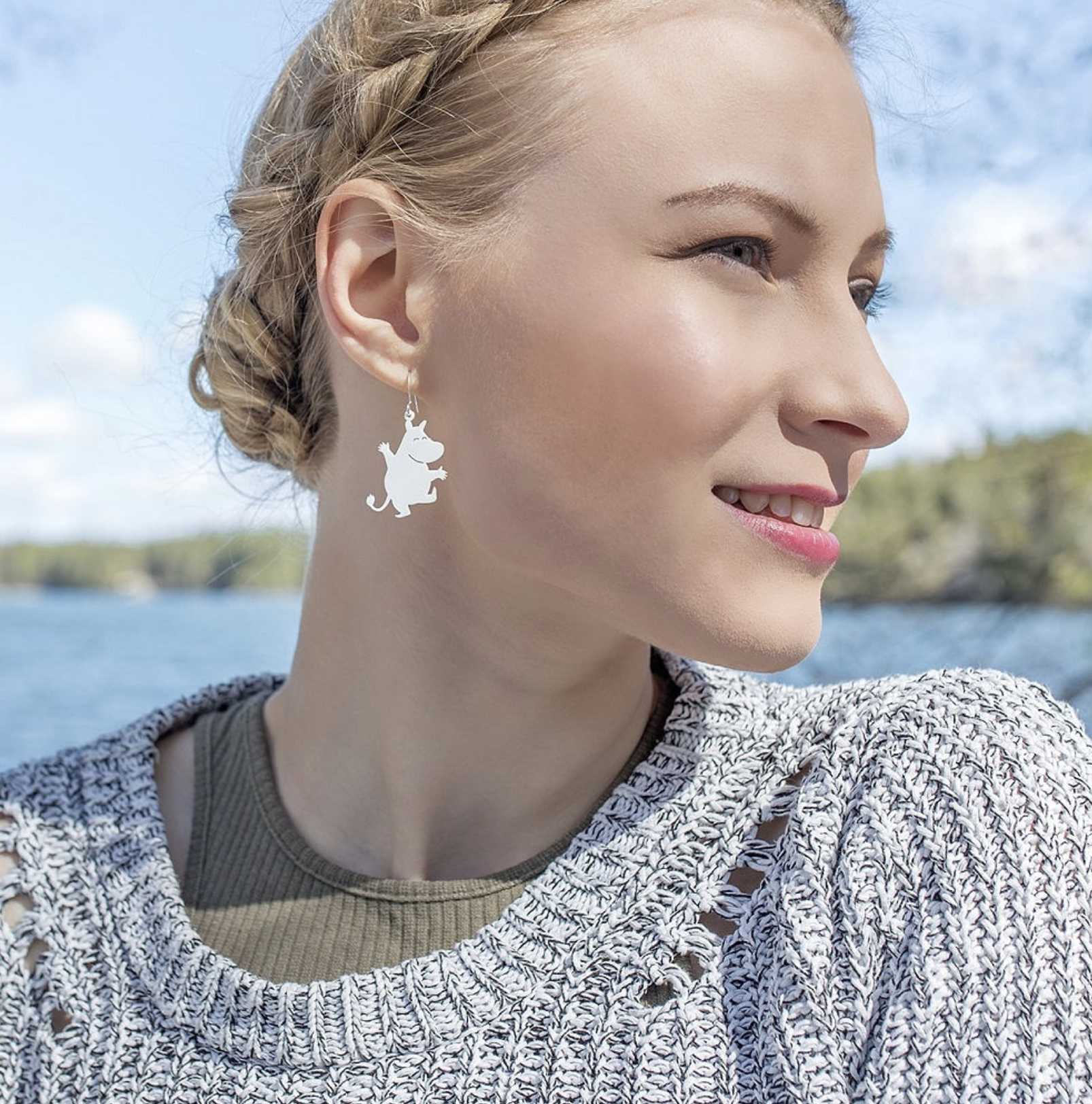 Moomintroll Earrings - Coruu - 3