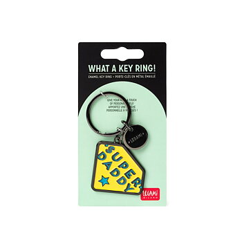 What a keyring, nyckelring - Super Daddy