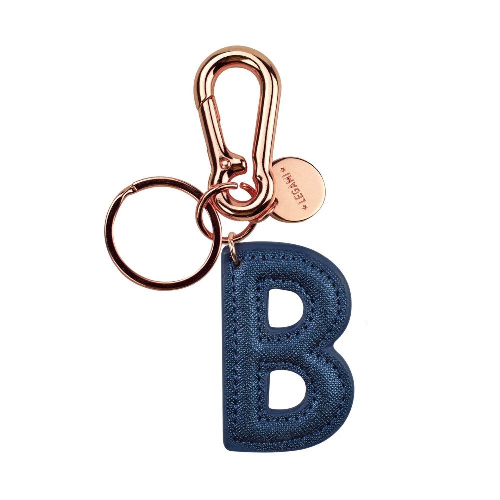 My Initial, nyckelring - B, blå