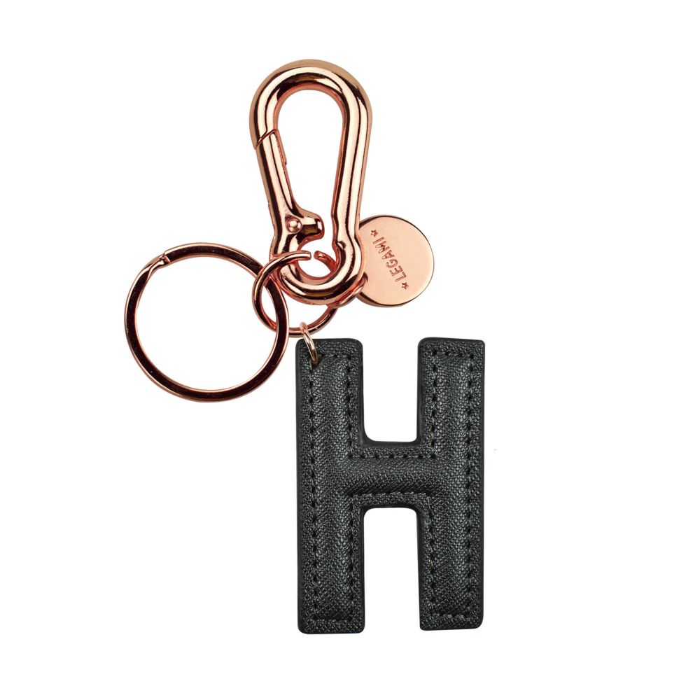 My Initial, nyckelring - H, svart