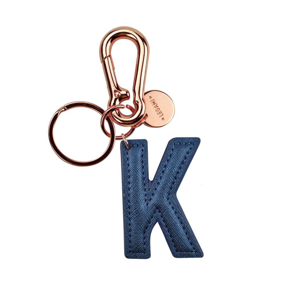 My Initial, nyckelring - K, blå