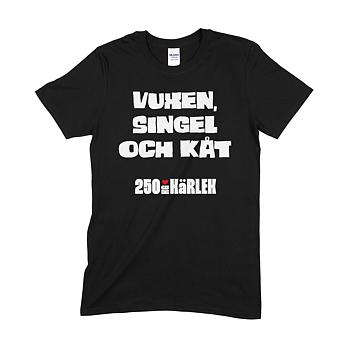 250 KG KÄRLEK - T-SHIRT, VUXEN SINGEL OCH KÅT