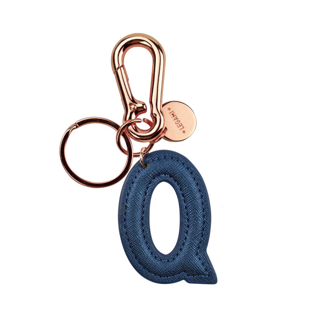 My Initial, nyckelring - Q, blå