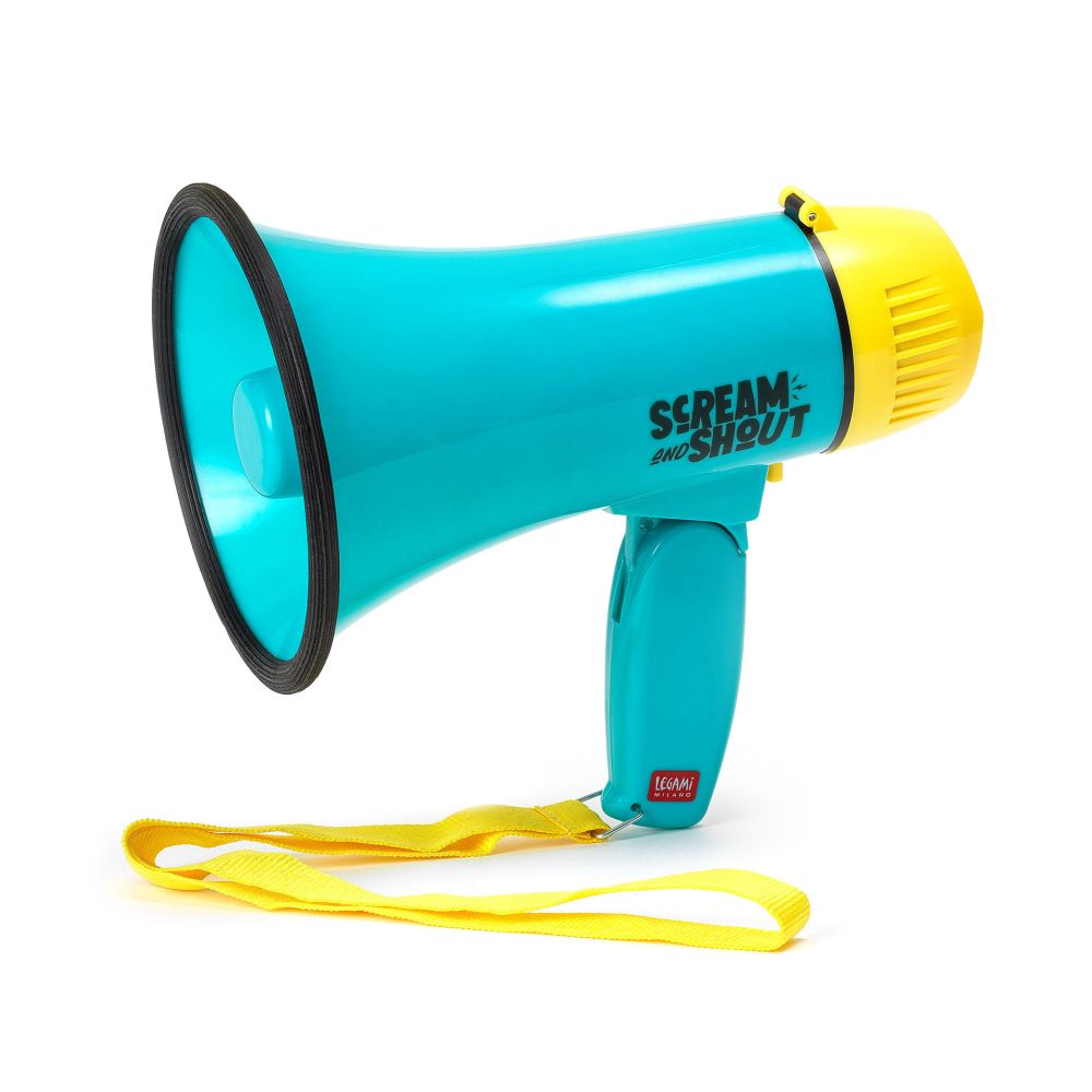 Scream and shout, megafon