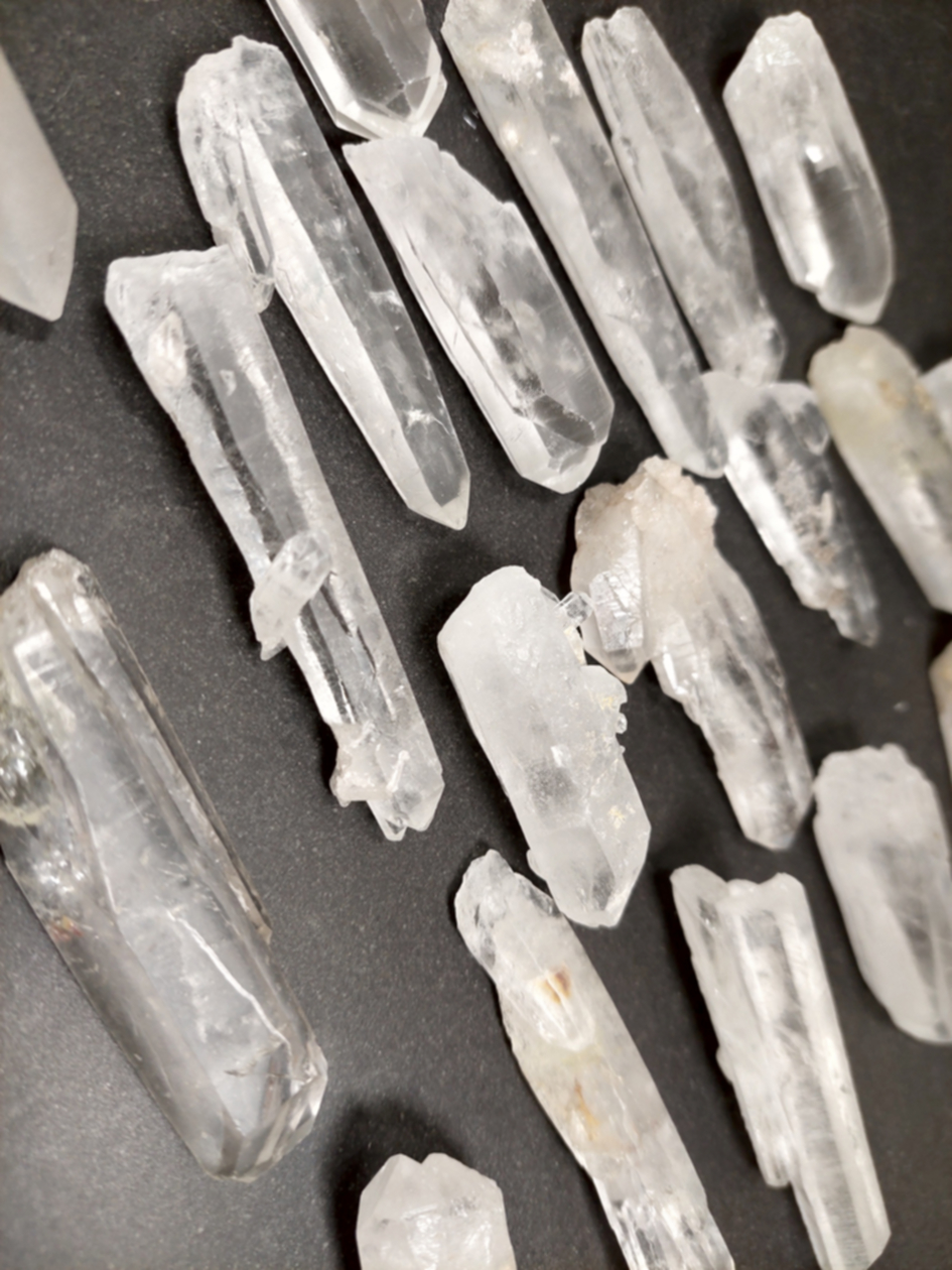   Lemurian Tvillingkristaller, Naturliga Spetsar  - 2