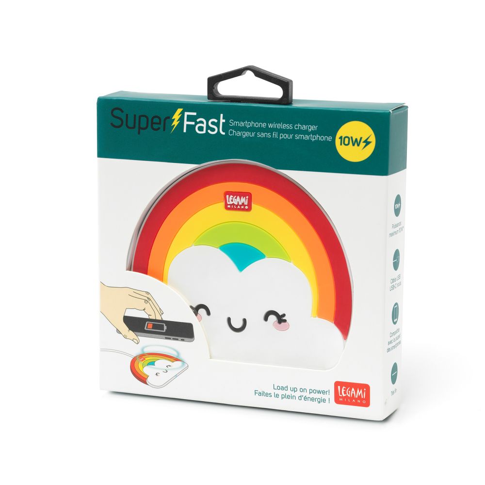 Superfast, trådlös laddare, Rainbow