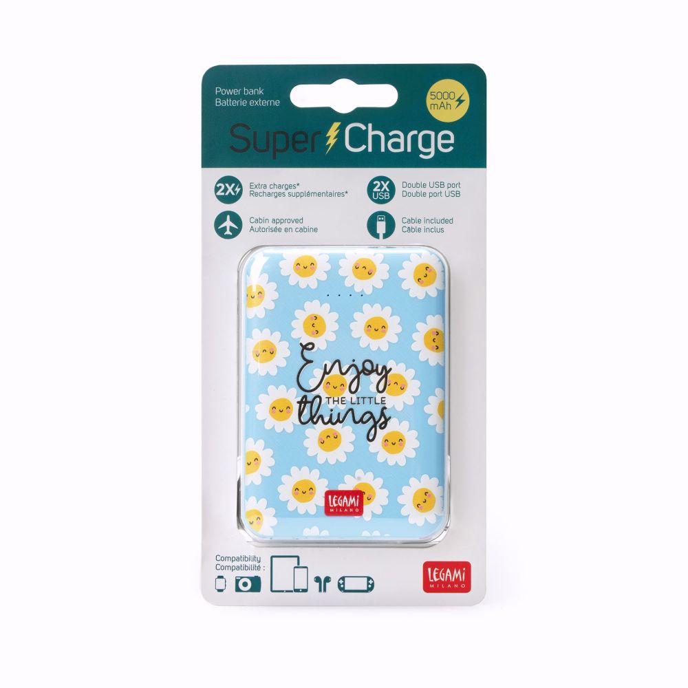 Powerbank, Supercharge, Daisy (5000mAh) - 2