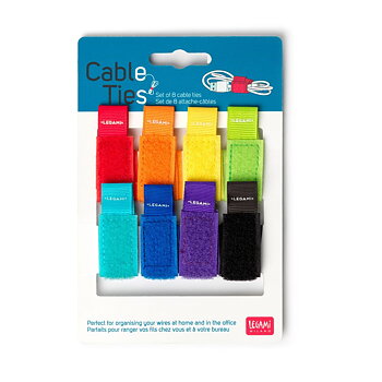 Cable Ties, kabelhållare, set med 8 st.
