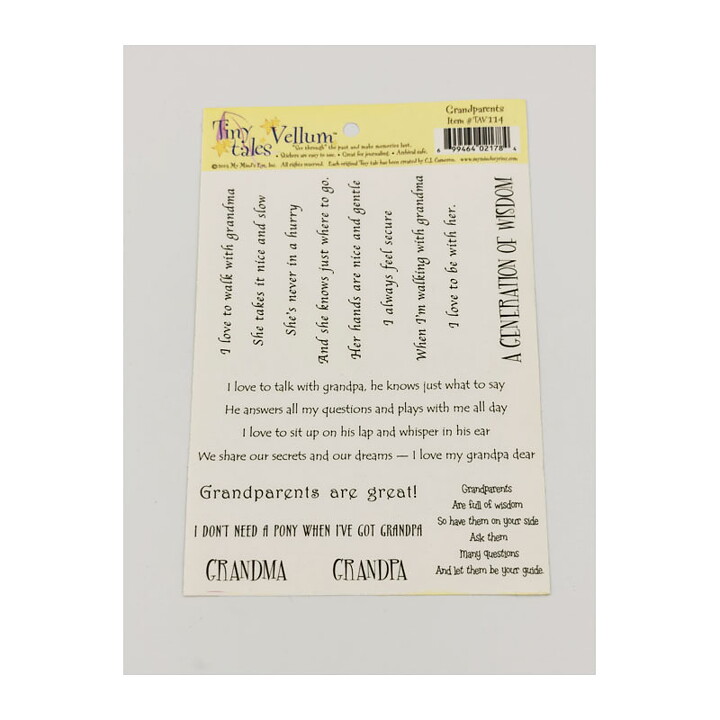 My Mind's Eye Stickers Tiny Tales - Grandparents