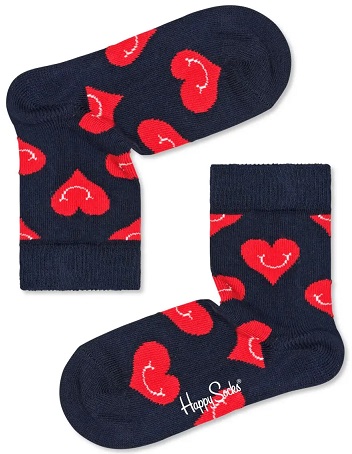 Happy Socks Kids Smile Heart Sock