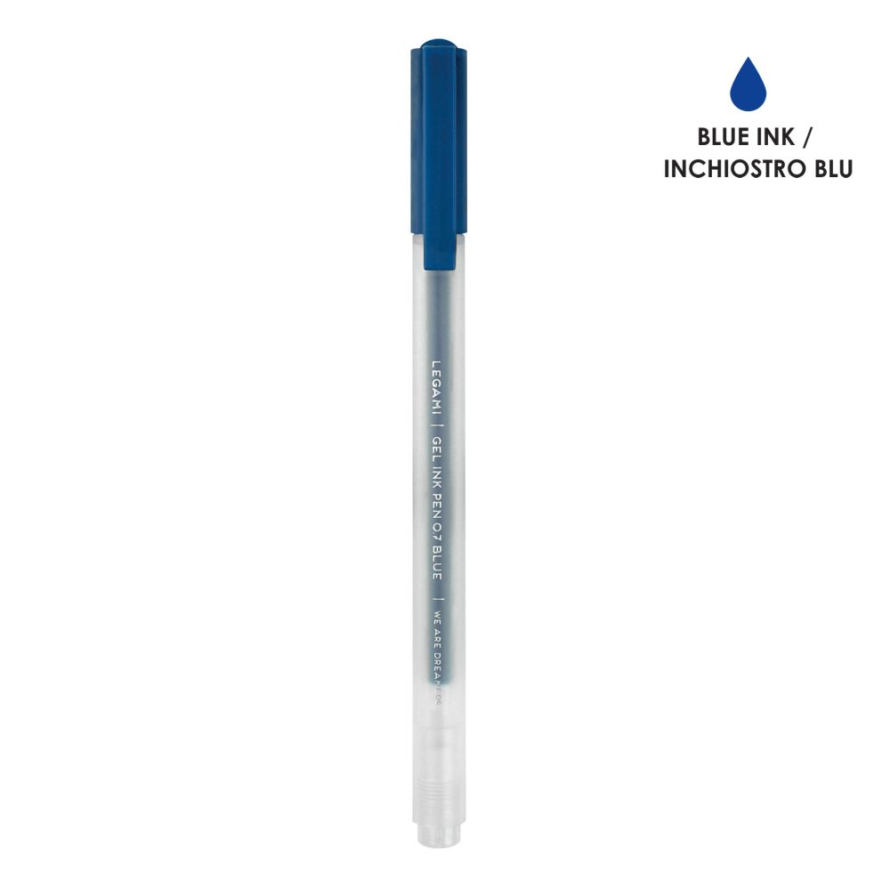 Gel ink pen, blå