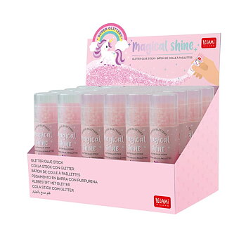 Magical shine, glitter glue stick, limstift