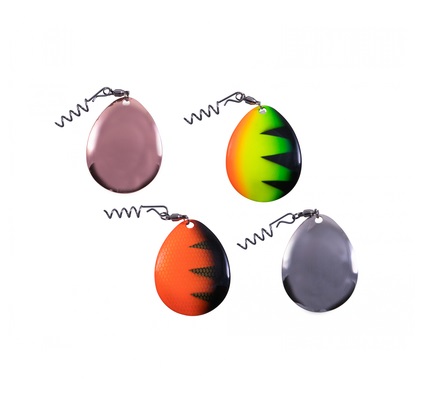 Svartzonker Spinner Flipper Colorado 4-pack