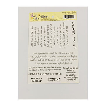 My Mind's Eye Stickers Tiny Tales - Cousins, Aunts & Uncles