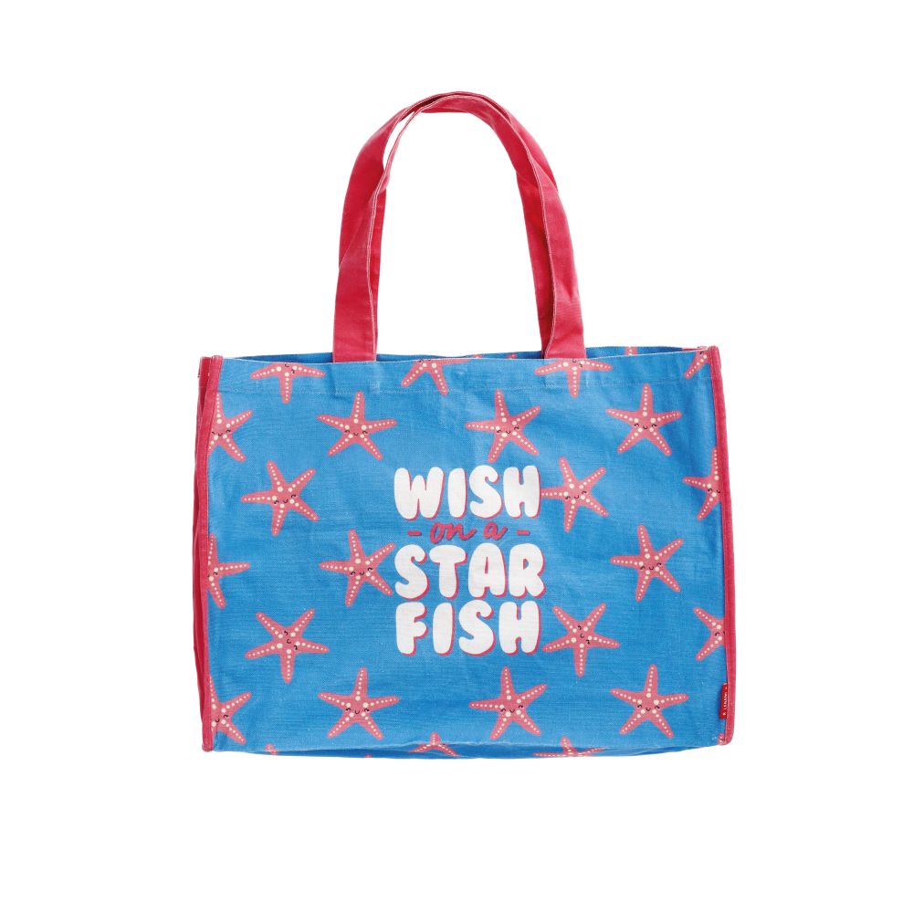 Cotton beach bag - Starfish