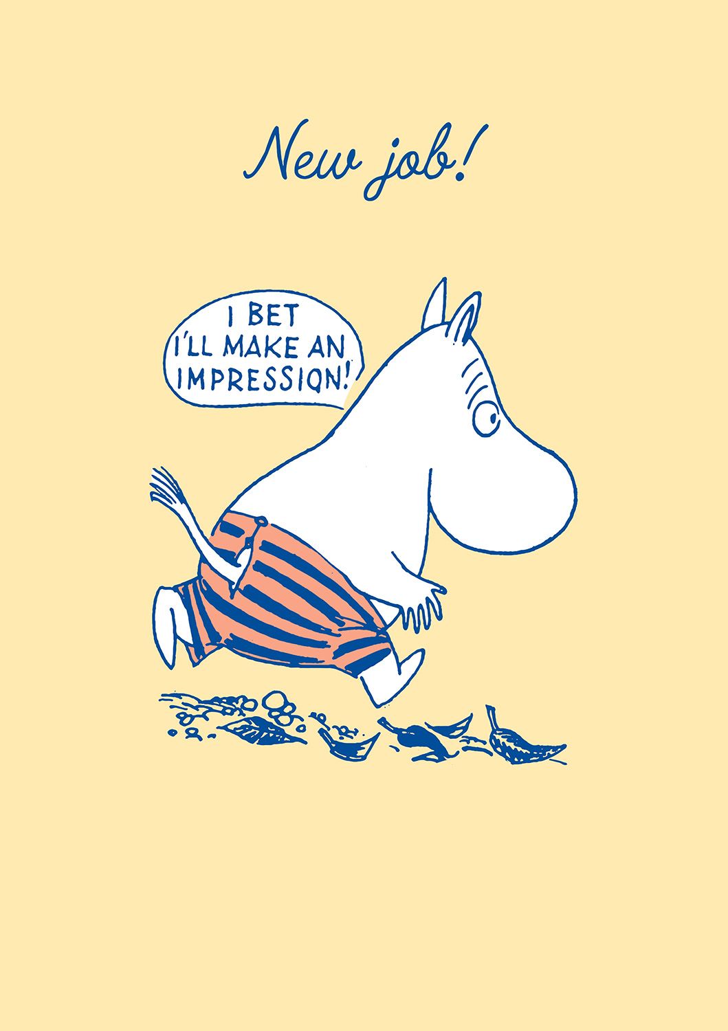 Moomin new job!, Greeting Card