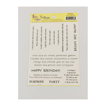 My Mind's Eye Stickers Tiny Tales - Birthday