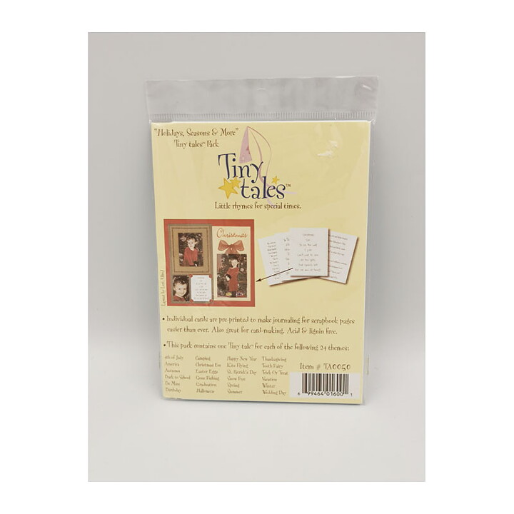 My Mind's Eye Stickers Tiny Tales Pack - Holidays, Seasons & More