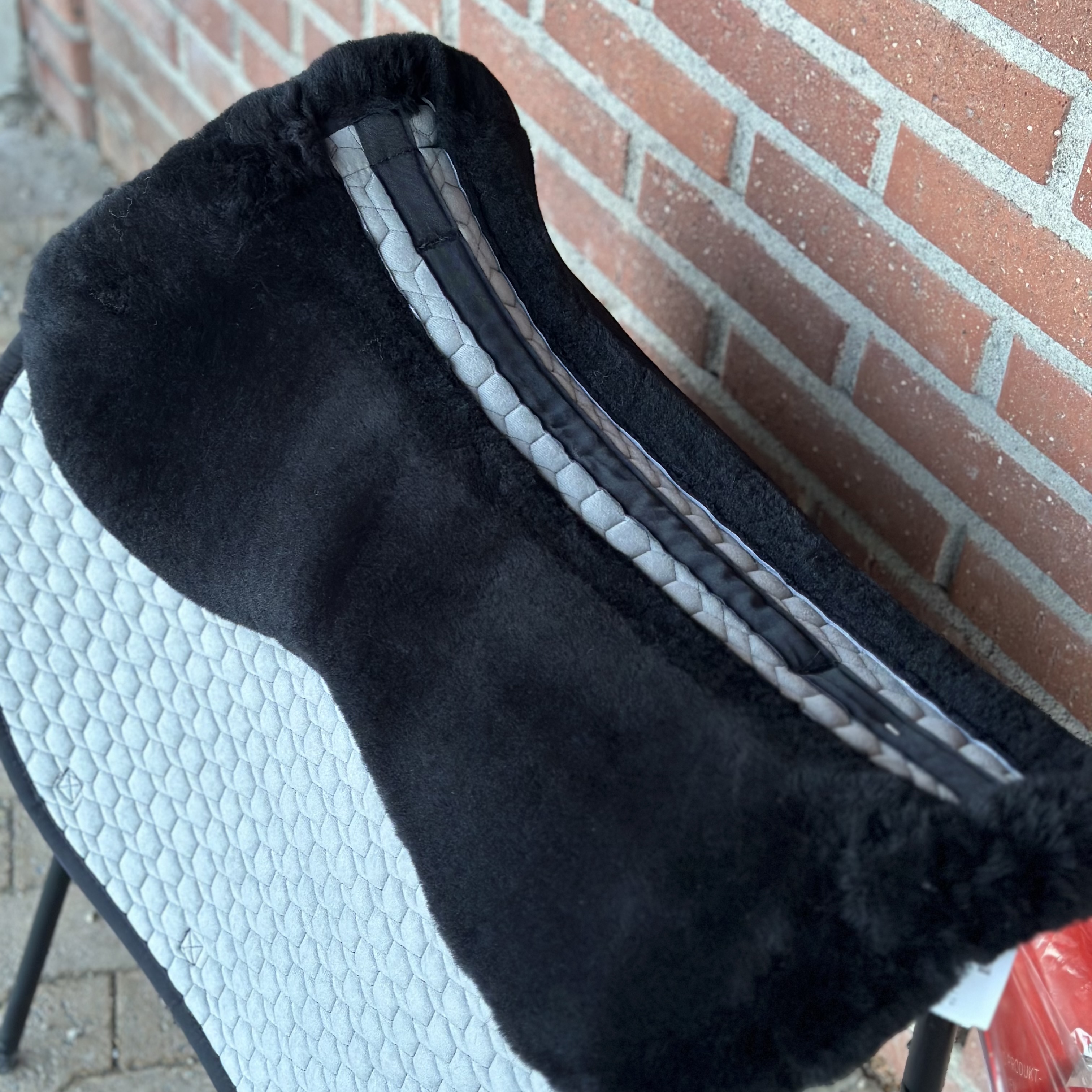 Mattes fårskinnsschabrak 1 fläta - 5