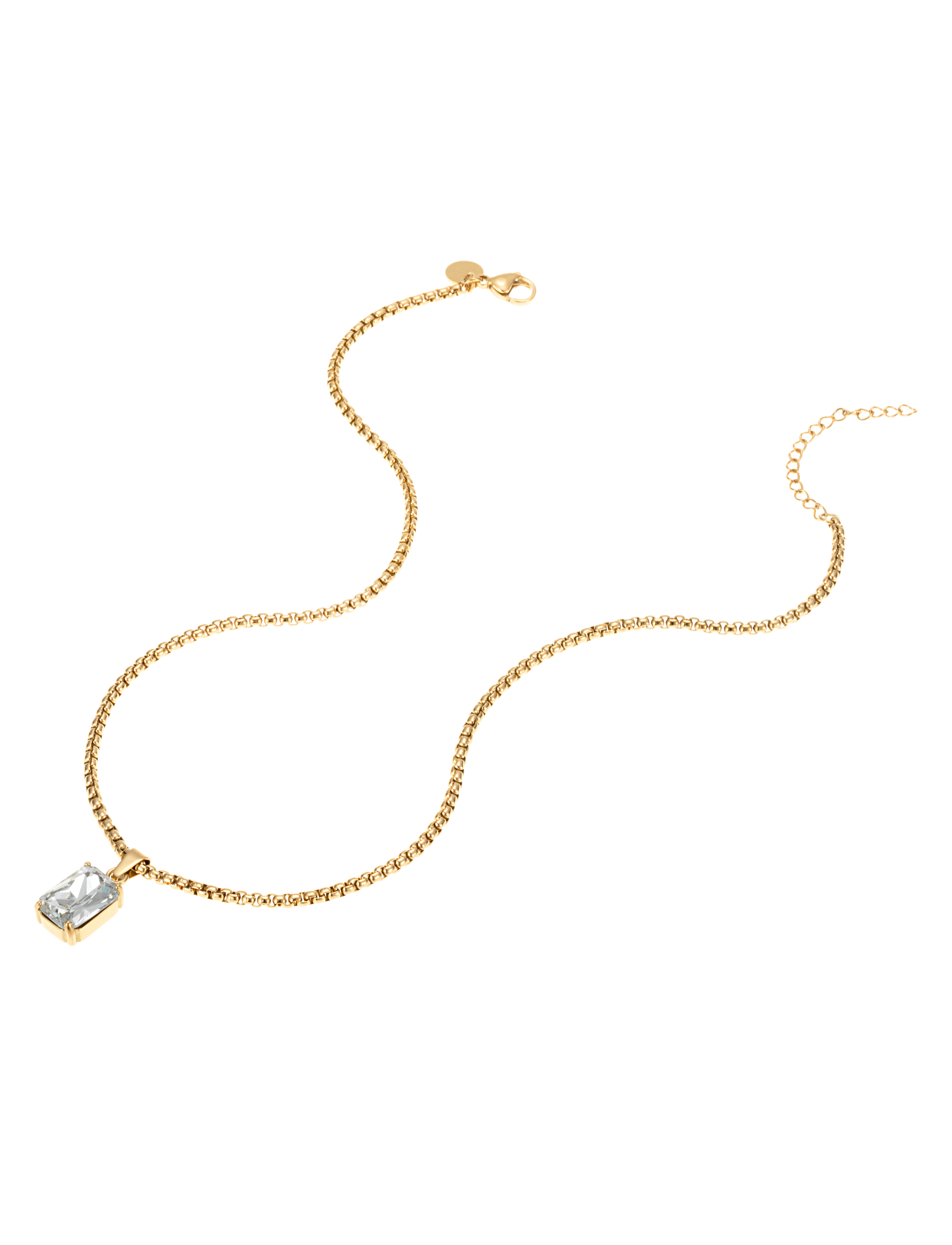 Maxime necklace 42 cm , gold - 4