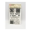 Pressed Petals Rub-On Ornamental - Once Upon a Time