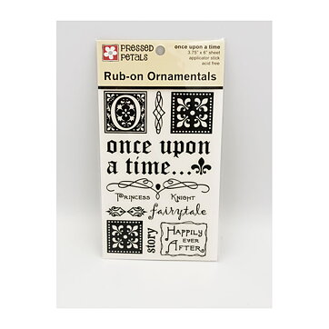 Pressed Petals Rub-On Ornamental - Once Upon a Time