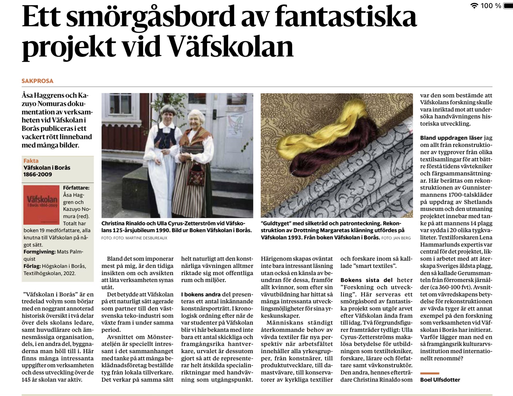 The book Väfskolan i Borås 1866-200 - 2