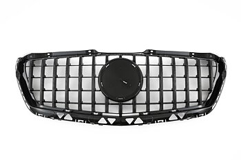 1. AMG GT-R PANAMERICAN look grill 13-18 BLACK Facelift