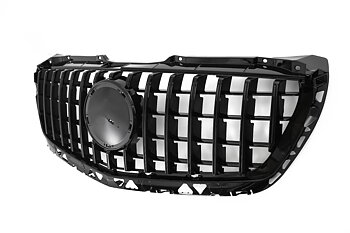 1. AMG GT-R PANAMERICAN look grill 13-18 BLACK Facelift