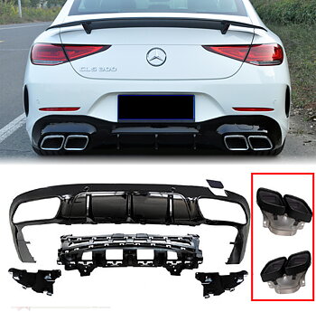 1. CLS 63 look diffuser+pipes 18-22 BLACK