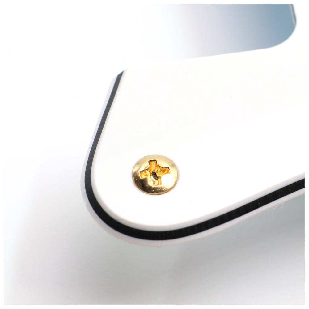 stringsnordic.com - Pickguard Stratocaster Standard 3-Ply (White)