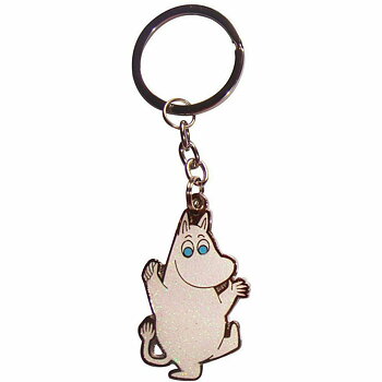 Moomin Glitter Keyring - Moomintroll