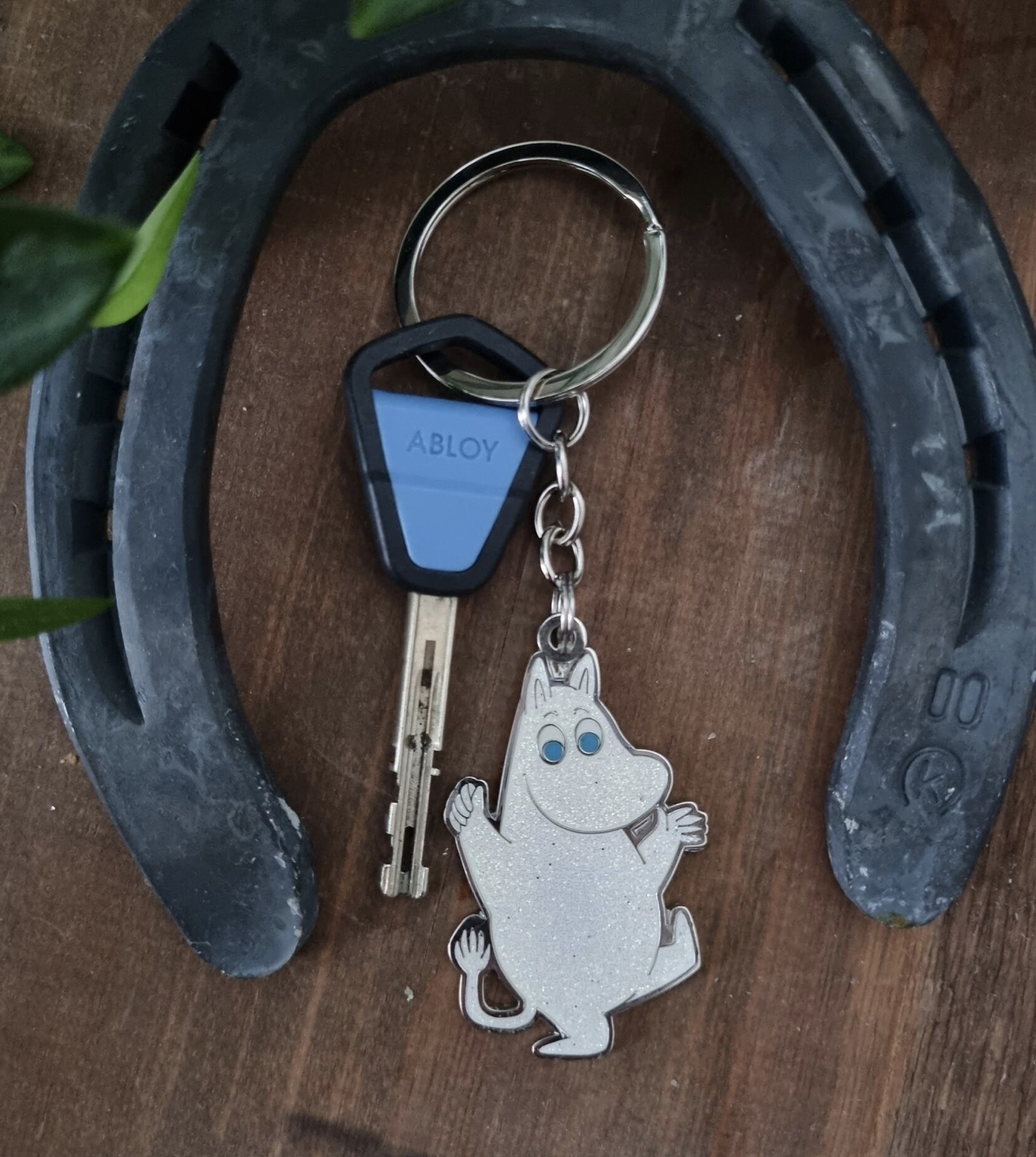 Moomin Glitter Keyring - Moomintroll - 2
