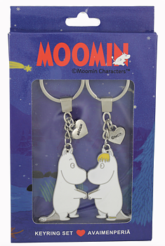 Mumin Nyckelring Set - Mumintrollet & Snorkfröken