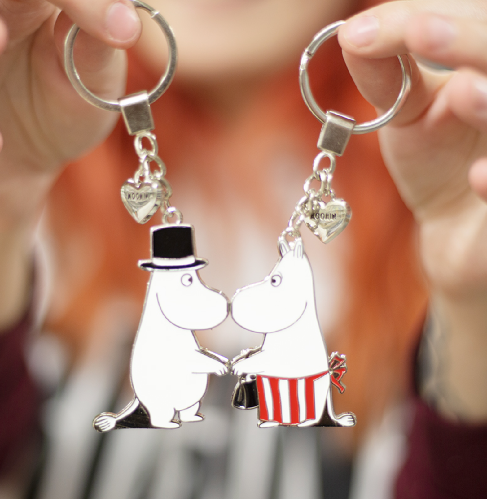 Mumin Nyckelring Set - Muminpappa & Muminmamma - 2