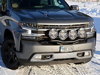 Q-LIGHT Chevrolet Silverado 1500 High Country 19-22 frontbar  for 4pcs aux. lights