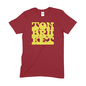 TONBRUKET - T-SHIRT, LOGO (RÖD)