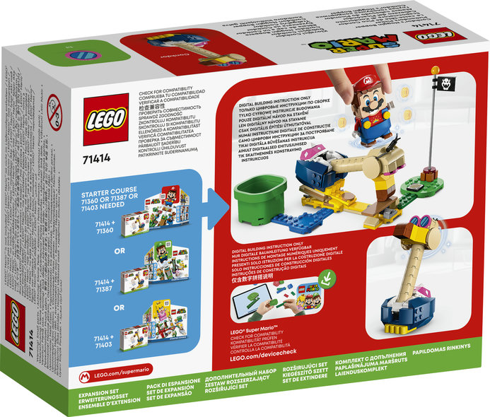 LEGO 71414 Päätään hakkaava Conkdor ‑laajennussarja Super Mario - 3
