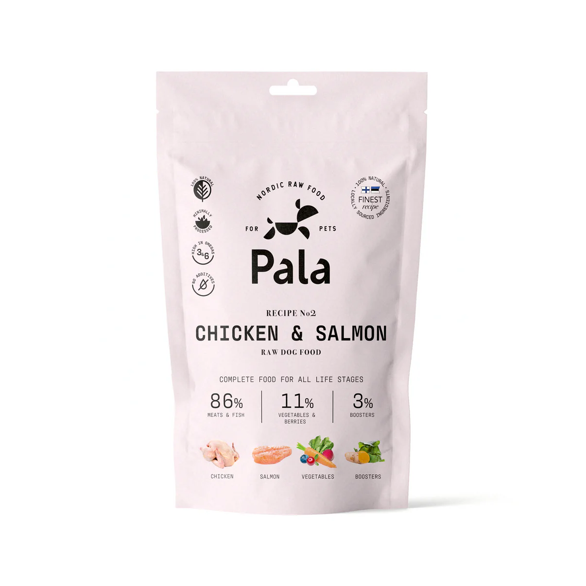 Pala Recept #2 - Kyckling & lax 100 g