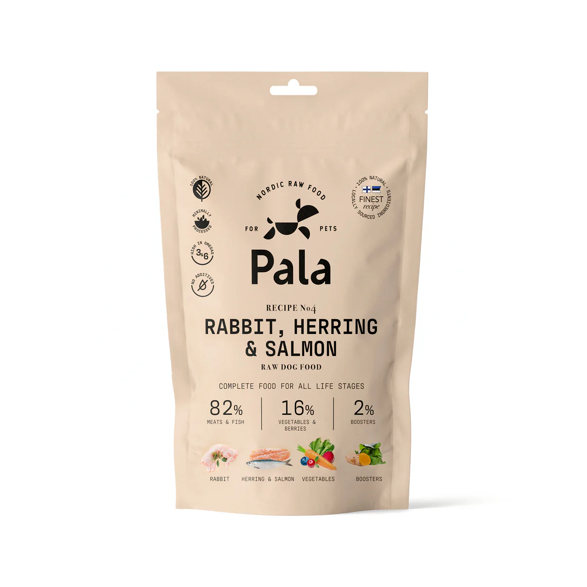 Pala Recipe #4 - Rabbit, Herring & Salmon 100 g