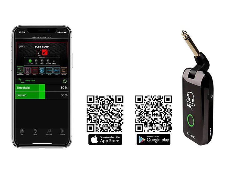 NUX MP-2 MIGHTY PLUG MODELING EARPHONE AMPLUG
