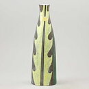 Mari Simmulson (Agave 1960) Brown Vase with Leaf Decor 23 cm 