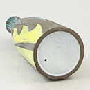 Mari Simmulson (Agave 1960) Brown Vase with Leaf Decor 23 cm 