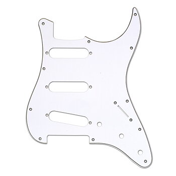 Pickguard  '62 Stratocaster 3-Ply (White)