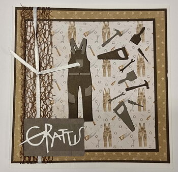 Dies - Reprint - Worker pants  50x22 mm