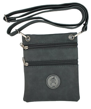 Little My Neck Pouch - Black PU-Leather