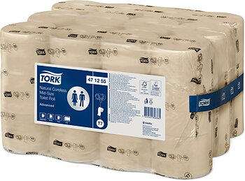 Tork Coreless Mid-Size Toalettpapper Natur – 2-lagers