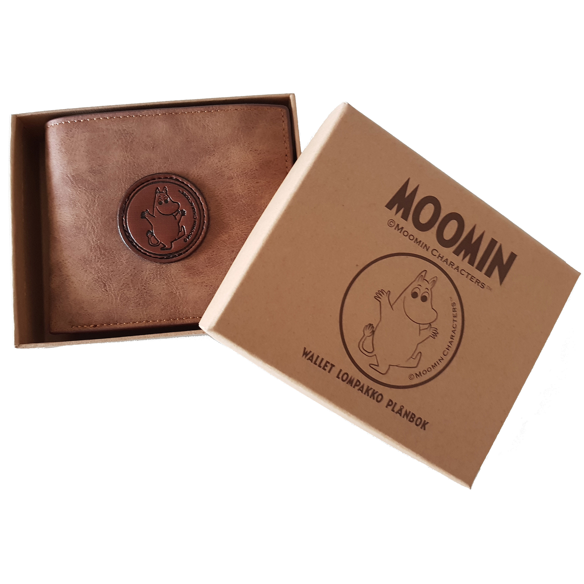 Moomintroll Wallet - Brown PU-Leather