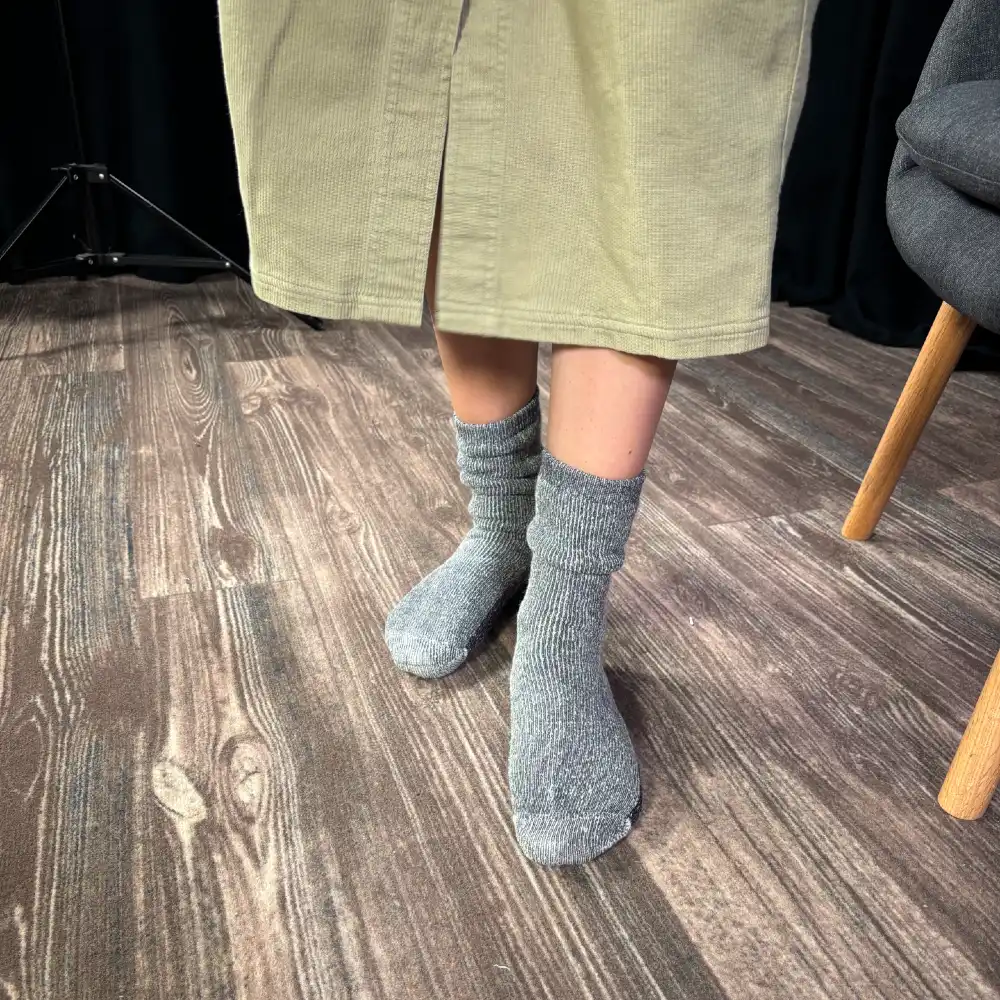 Uldsokker med skridsikring - Supersoft Edition - 3