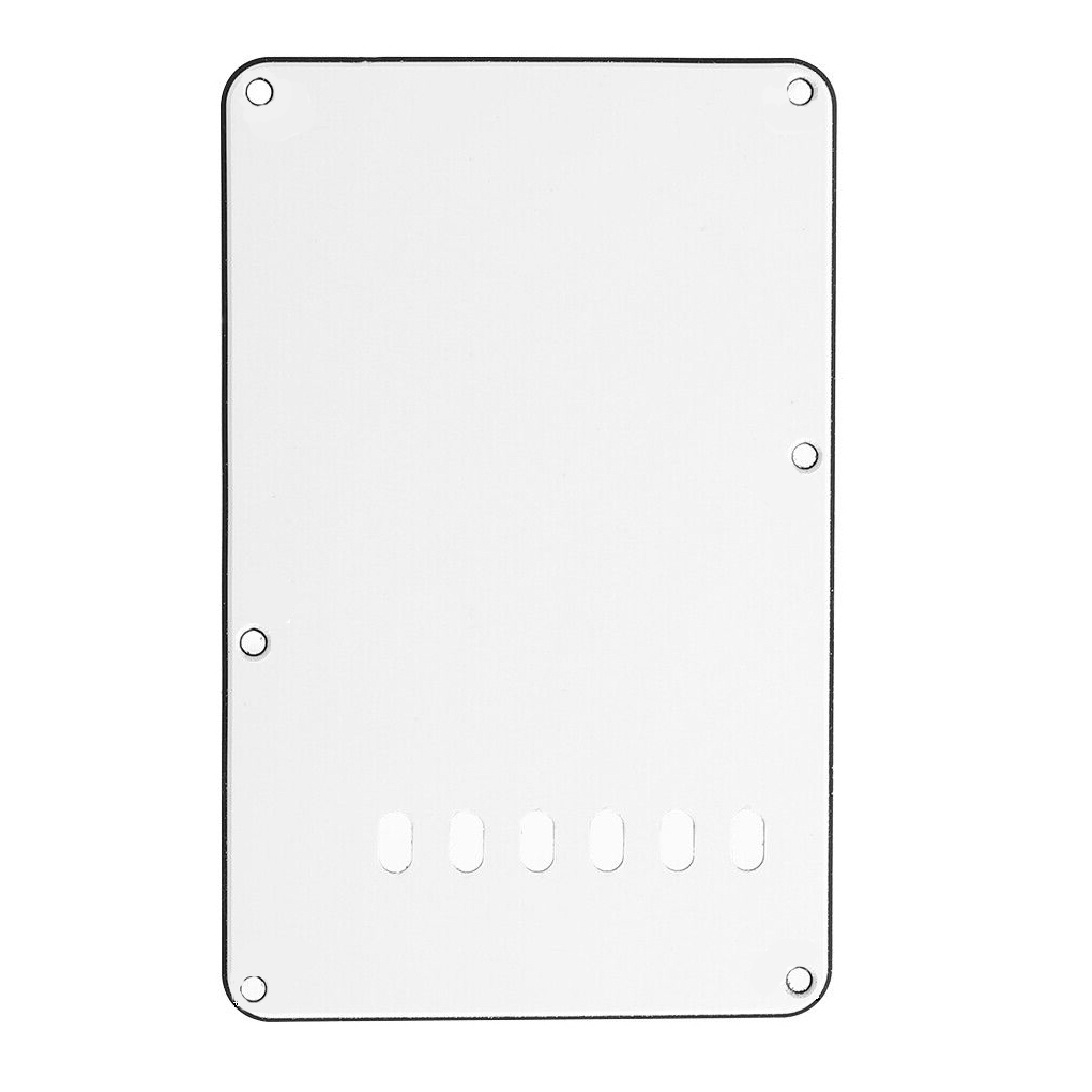 Backplate Tremolo Cover 3-Ply (White)